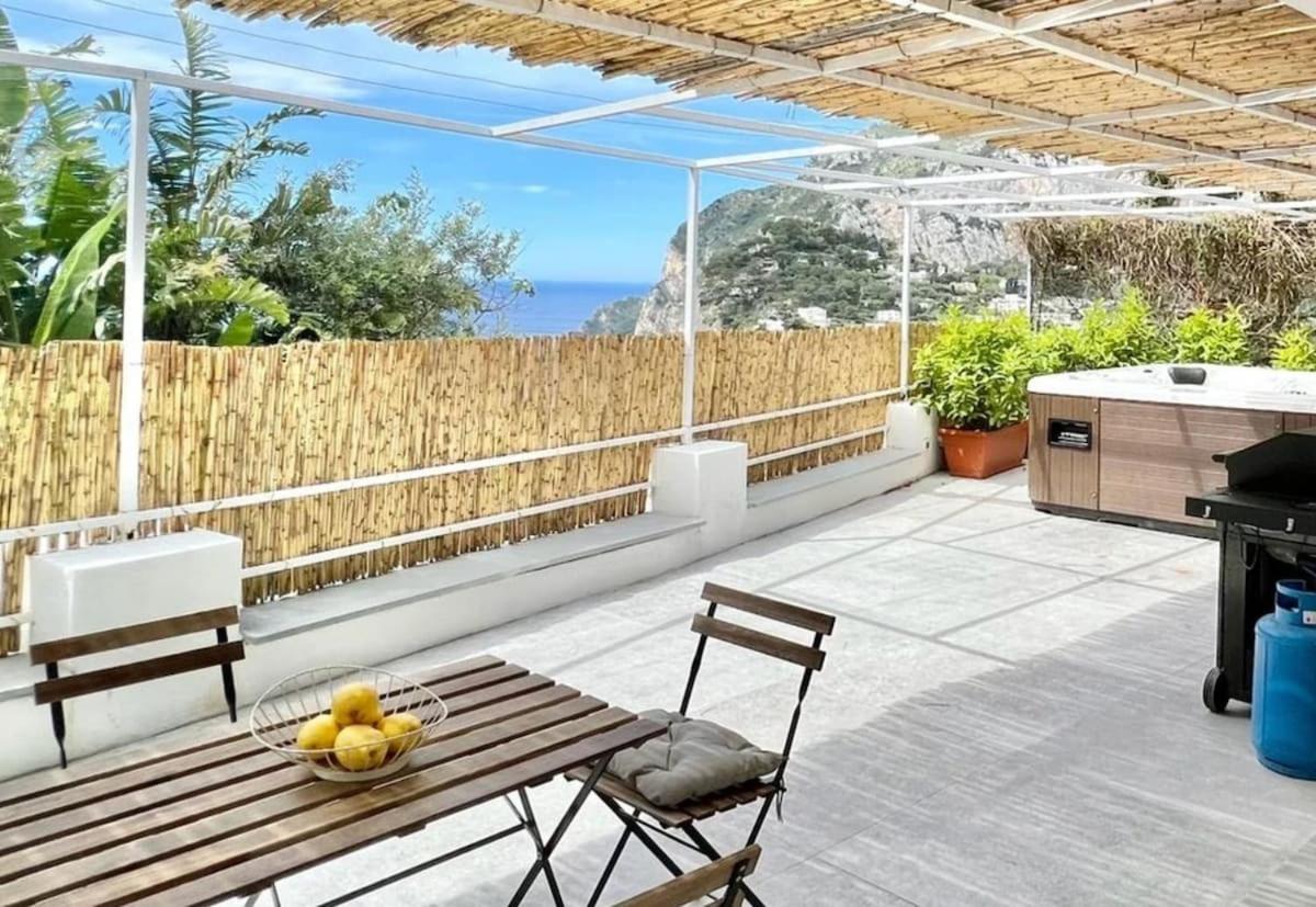 Casa Nannina - Seaview Terrace With Jacuzzi In Capri Apartment Cameră foto